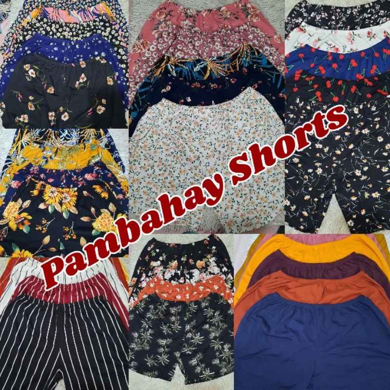 Womens Plus Size Free Size Small -XXL comfy Pambahay Shorts for Women Cotton Fits