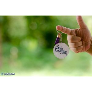 Personalized Rounded Acrylic Keychain