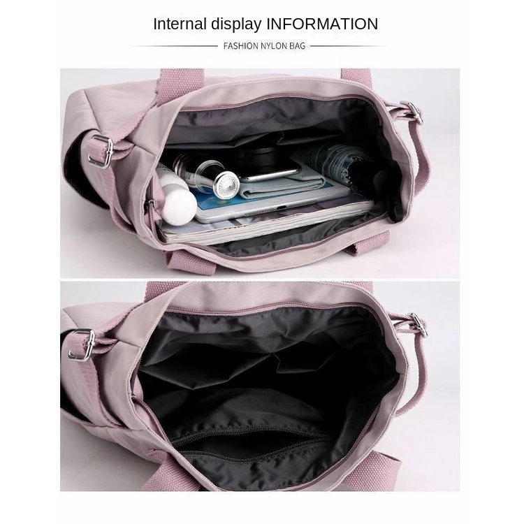 WYTD Womens Bag Foldable Capacity Travel Bag Waterproof Gym Bag Handbag Yoga Sport Bag Duffle Bag - Image 3